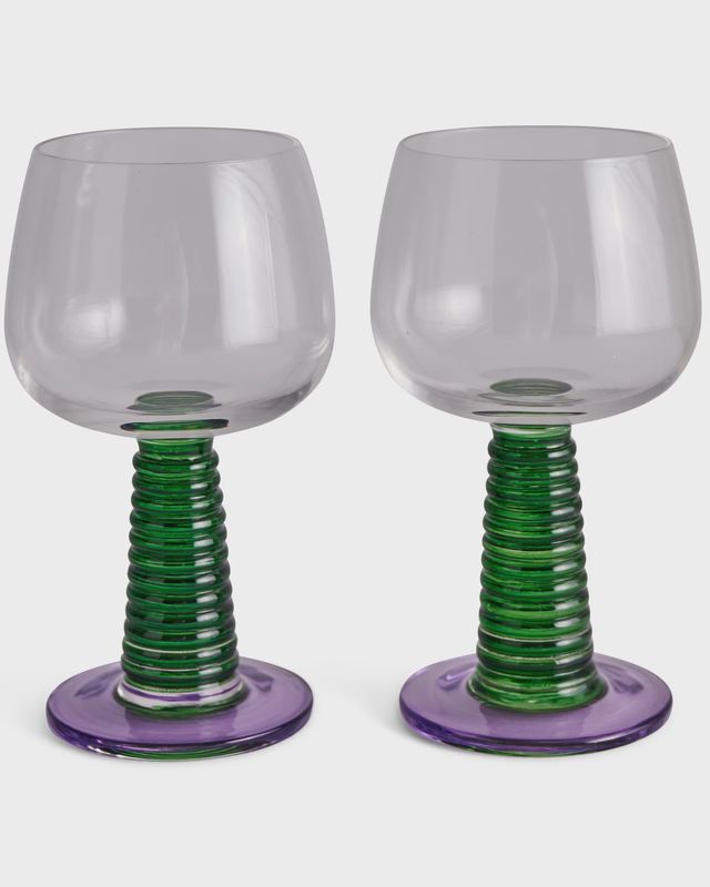 Garden Party Stalk Wine Glass Set of 2