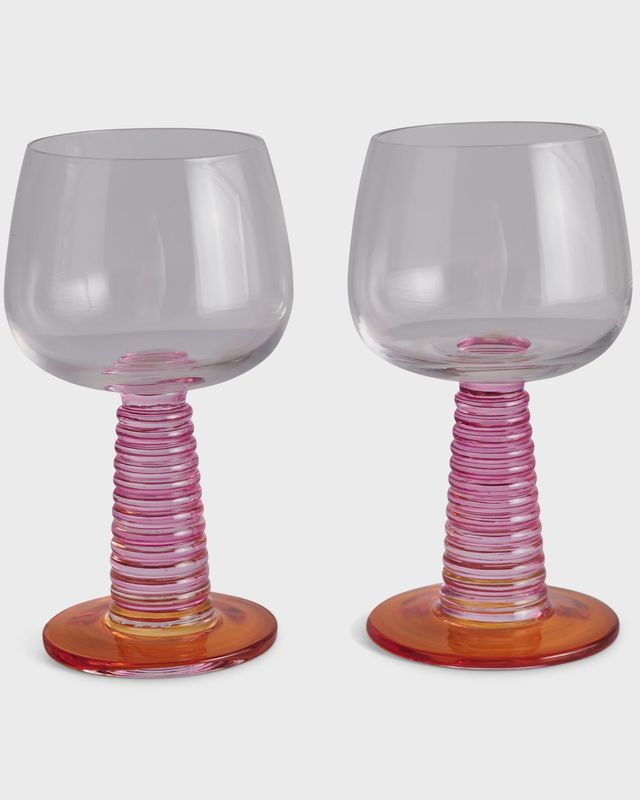 Sunset Stalk Wine Glass Set of 2