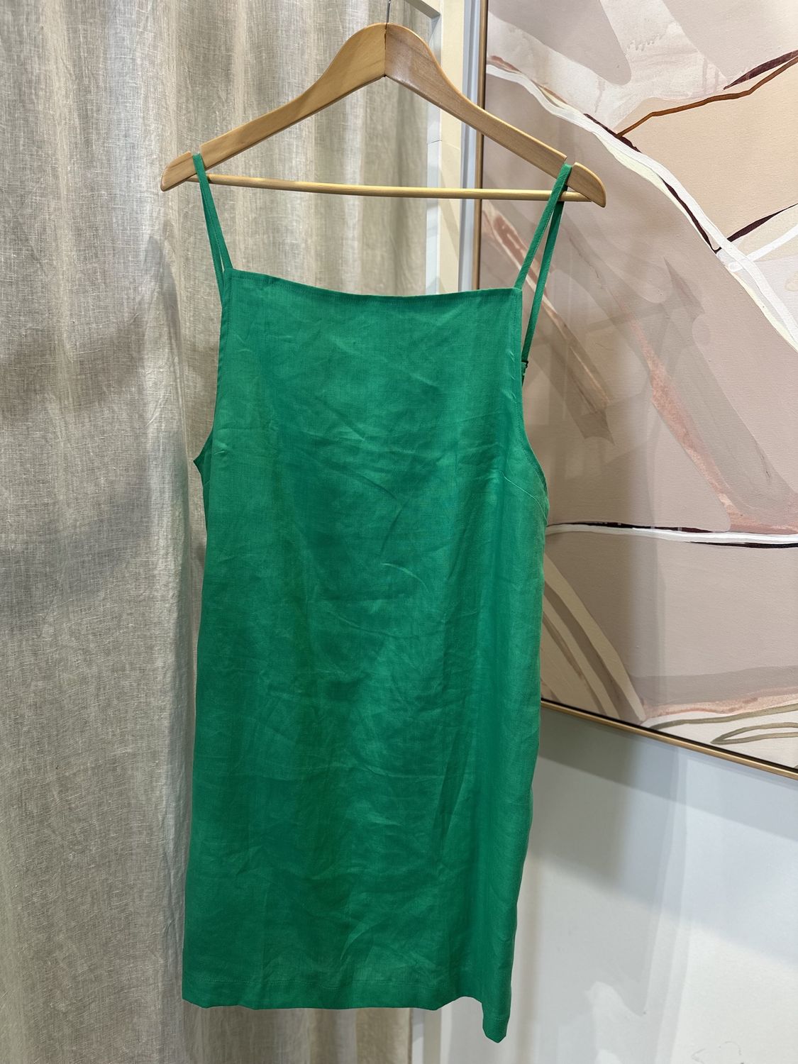 The Staple Petite Dress in Emerald in Size 12