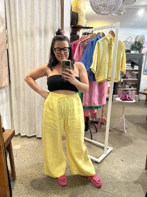 The Staple Pant in Butter in One Size Fits All