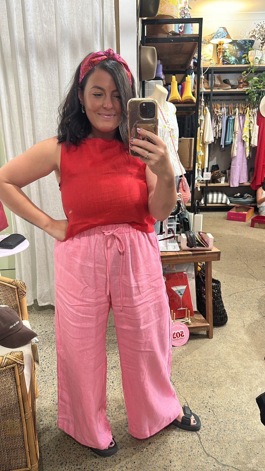 The Staple Pant in Bubblegum in One Size Fits All
