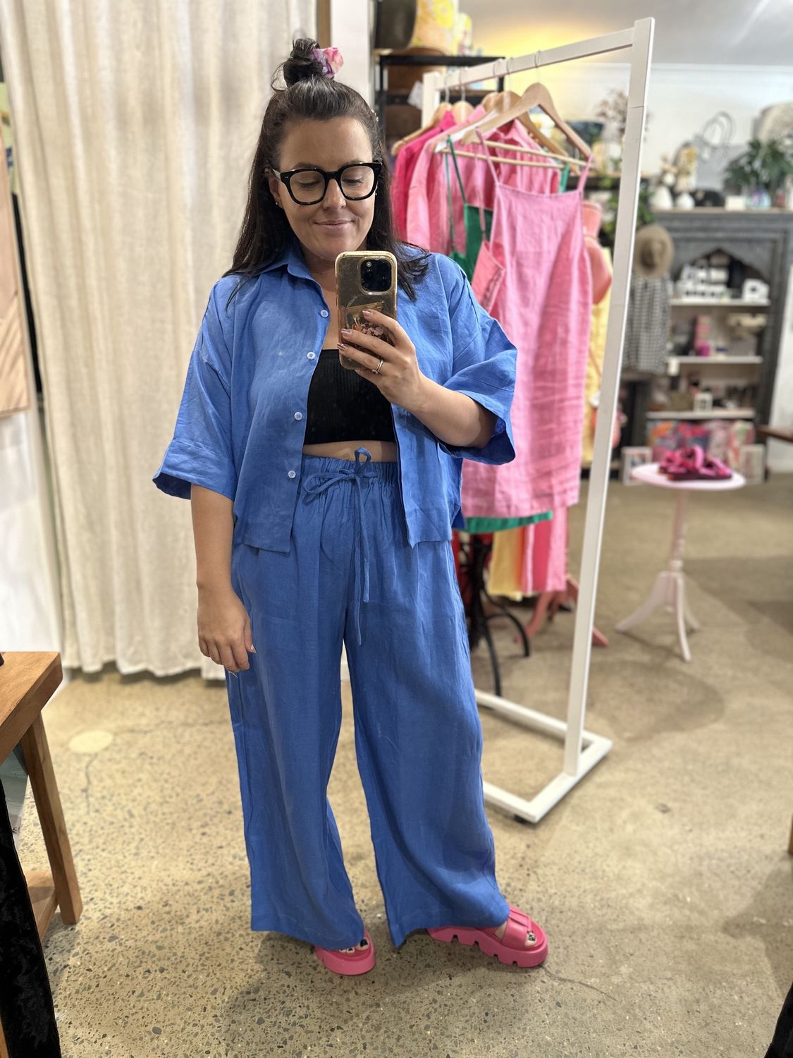 The Staple Pant in Cornflower in One Size Fits All