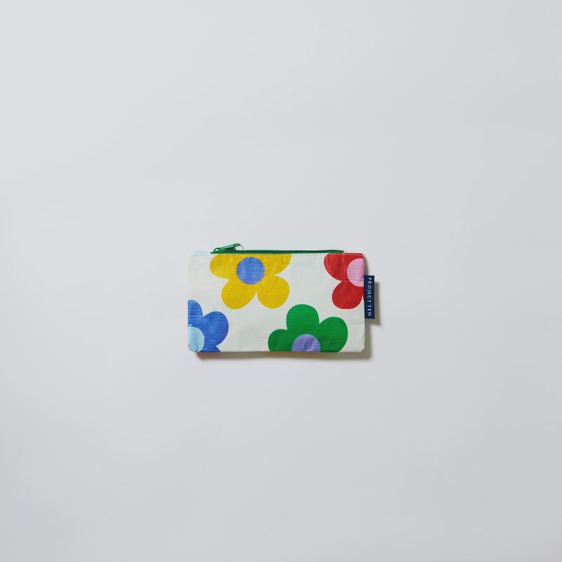Sunny Floral Tiny Zip Pouch