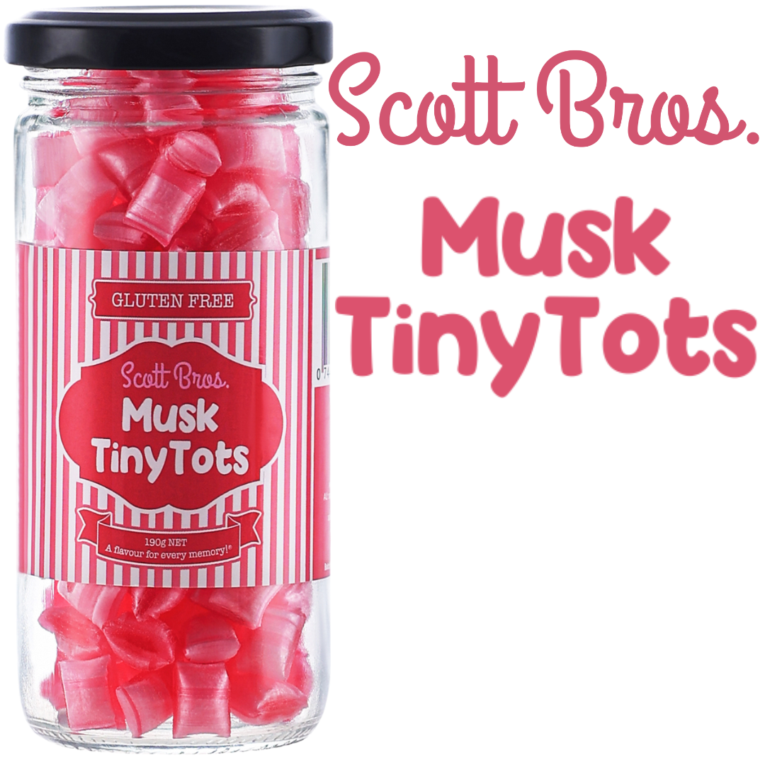Musk Tiny Tots Candy Jar - Scott Bros