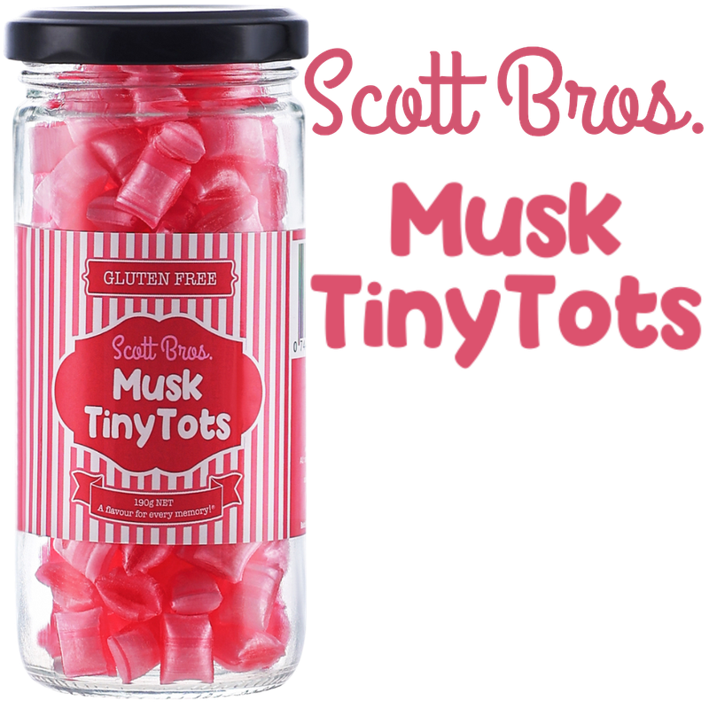 Musk Tiny Tots Candy Jar - Scott Bros