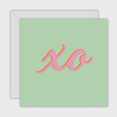XO Greeting Card by To The Moon&amp; Back