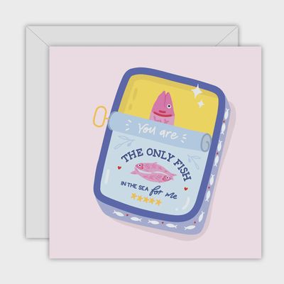 The Only Fish in The Sea Greeting Card by To The Moon&amp; Back