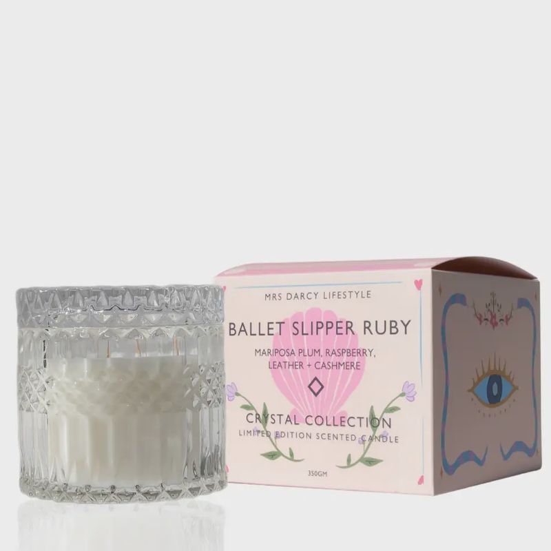Candle Ballet Slipper Ruby - Mariposa Plum, Raspberry