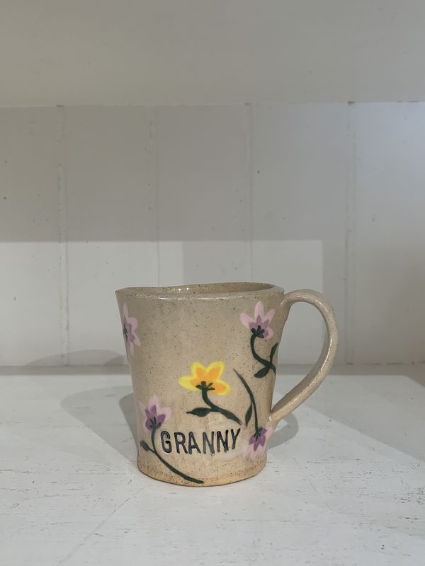 Mug - Granny Floral - Handmade Pottery