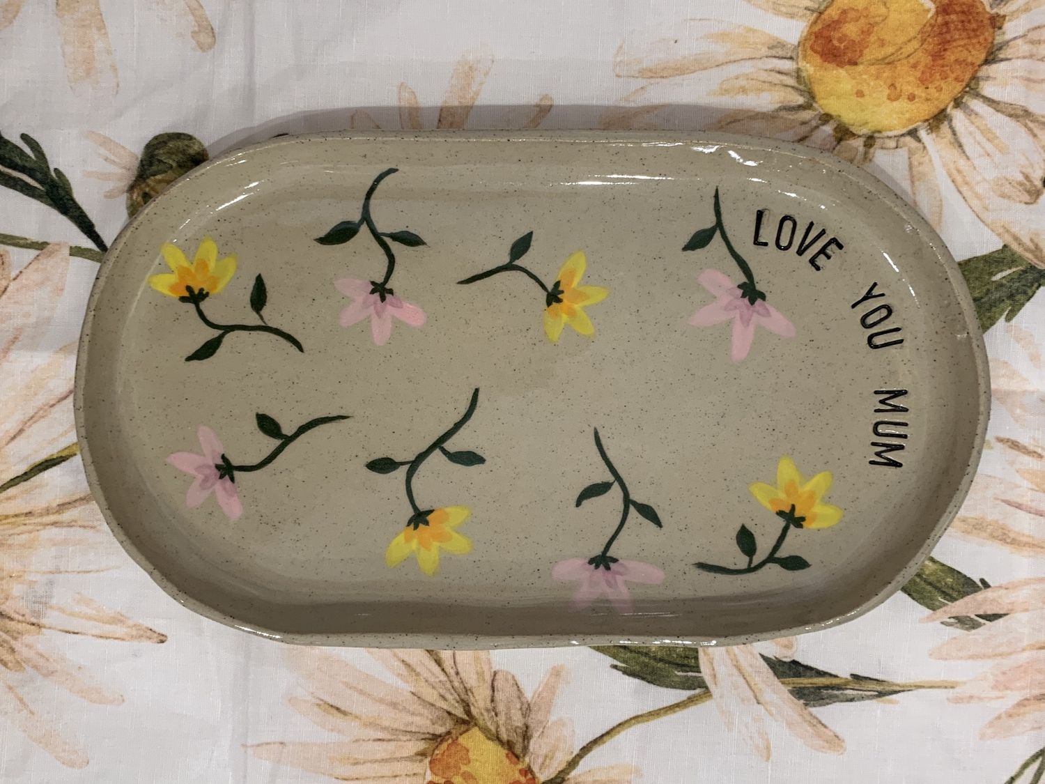 Dish - Love You Mum - Handmade Pottery