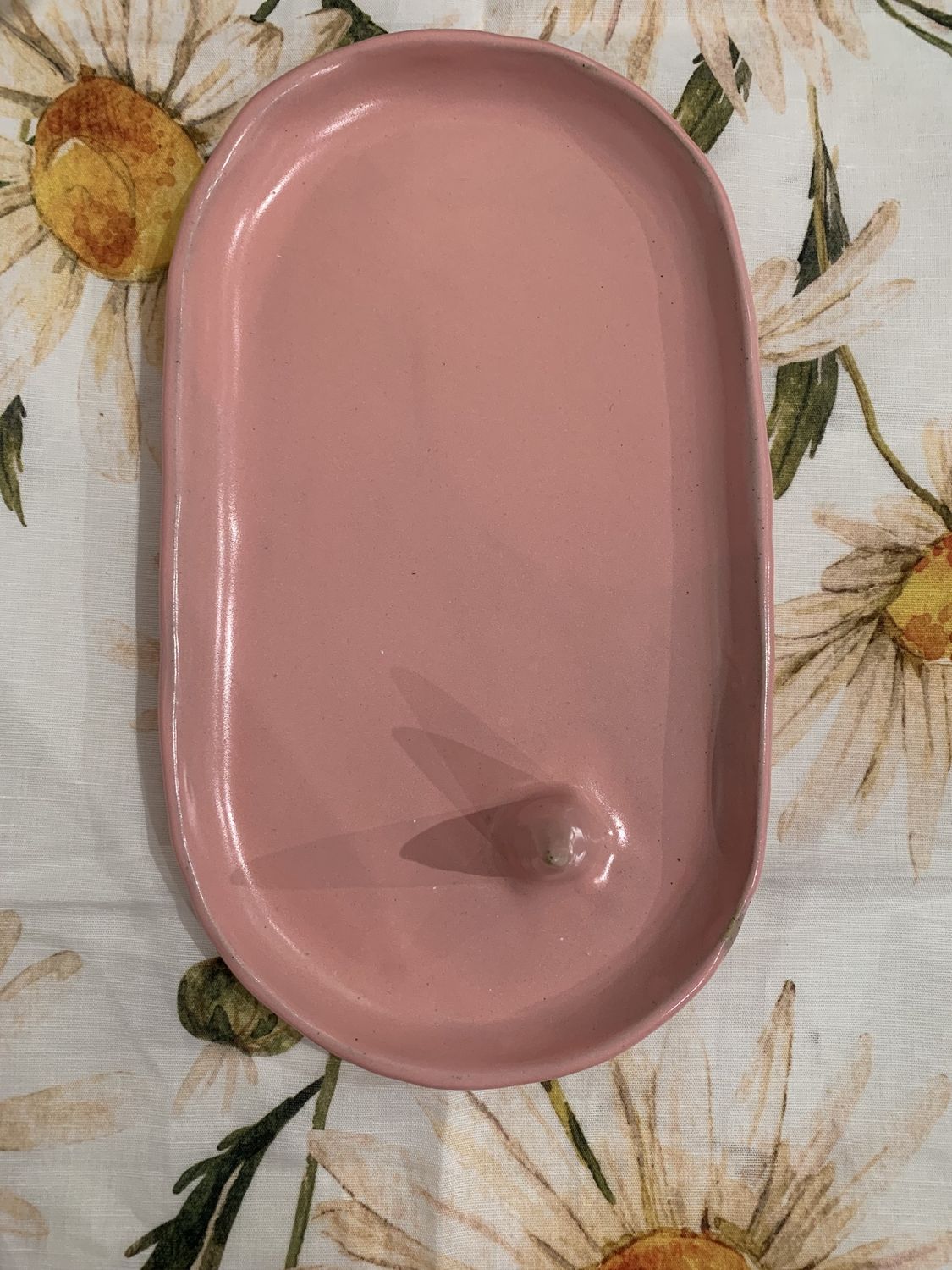 Jewellery Plate Pink - Handmade Pottery