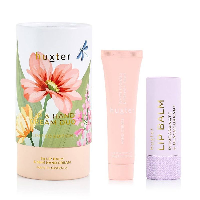 Lip &amp; Hand Cream Duo - Limited Edition - White Florals &amp; French Pear