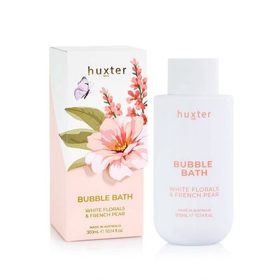 300ml Bubble Bath Boxed - White Florals & French Pear