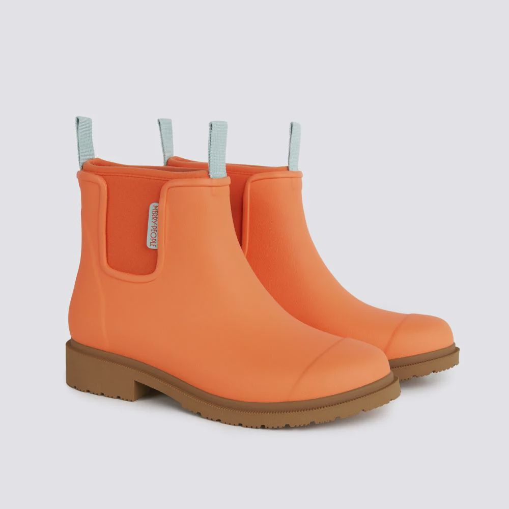 Bobbi Ankle Boot in Sherbet Orange by Merry People