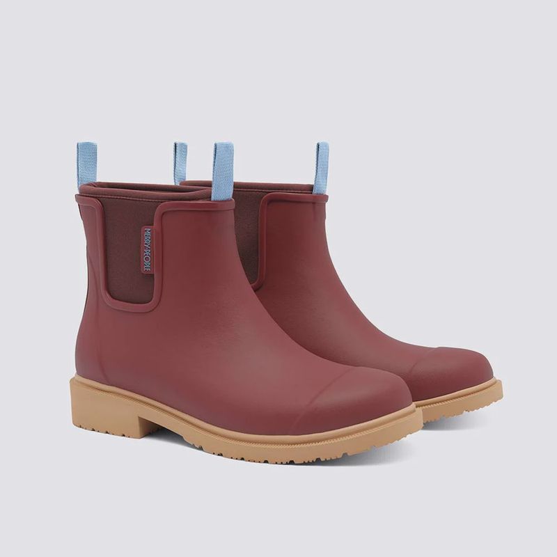 Bobbi Ankle Boot in Brick Red by Merry People