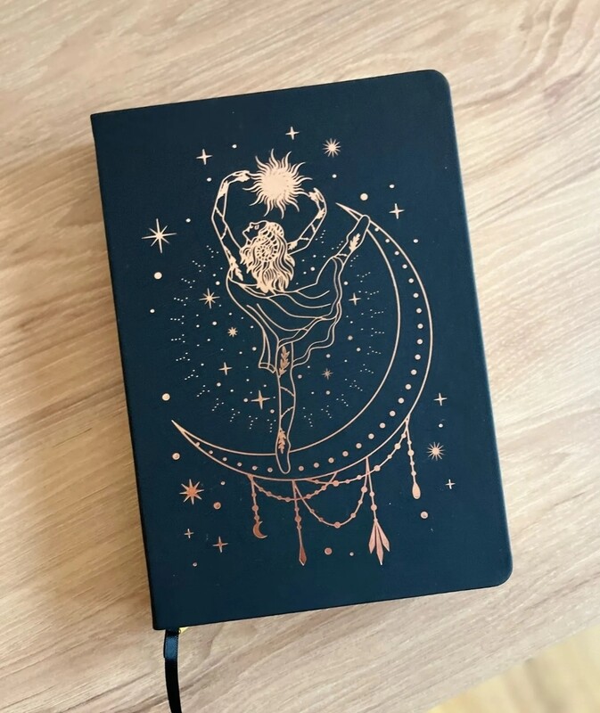 Mystik Angel on Moon Reflecting Notebook Journal !!! RARE EDITION !!! 🌙
