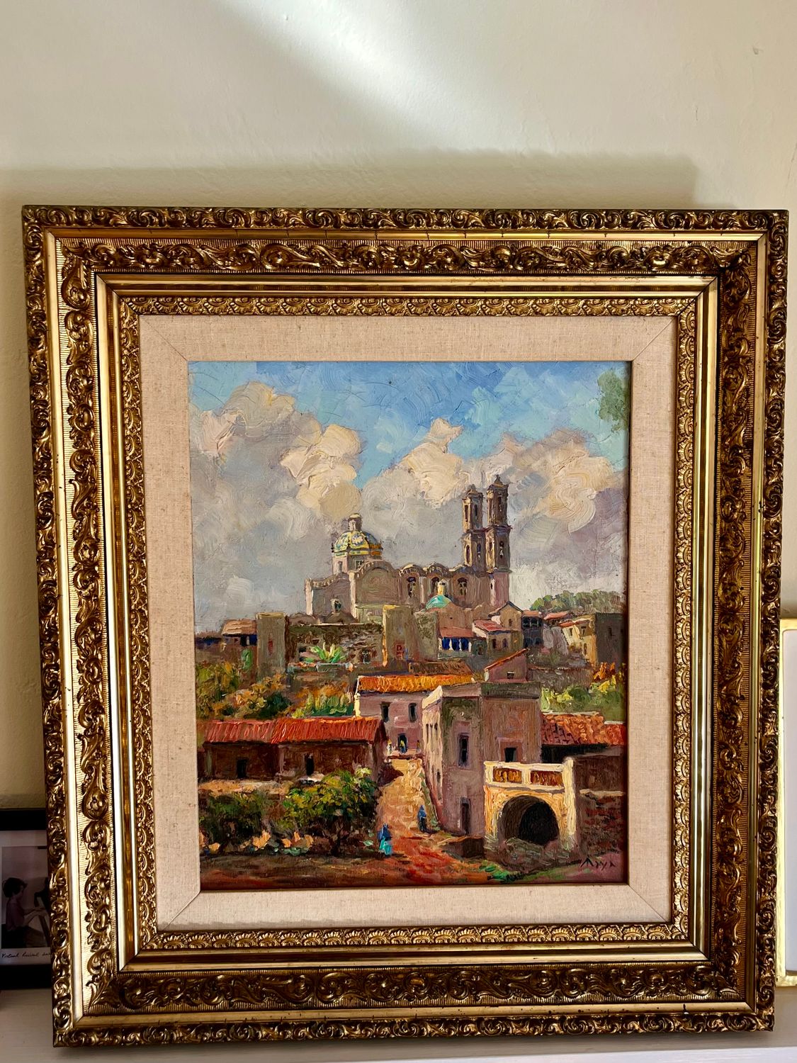 Reynaldo Maya early 20th century oil painting on canvas