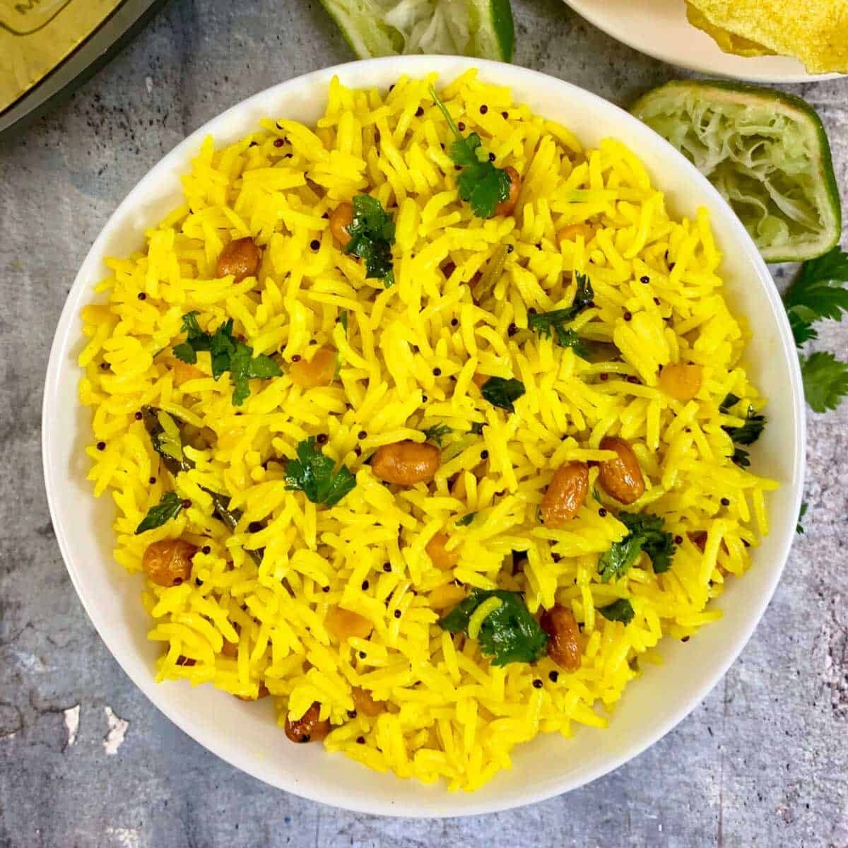 Lemon Rice - Catering Tray ( 50 people for full tray and 25 for half tray )