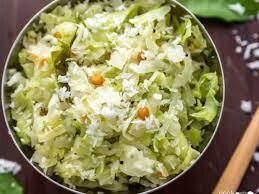 Cabbage Poriyal - Catering Tray  ( 50 people for full tray and 25 for half tray )