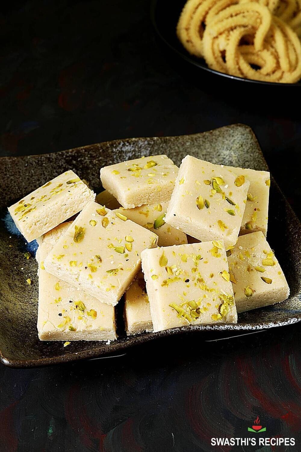 Badam Burfi- Catering Tray ( 80 pcs full tray 40 pcs half tray )