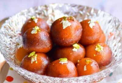 Gulab Jamun - Catering Tray ( 40 pieces Half Tray, 80 pieces Full Tray )