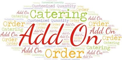 Catering Order Add On