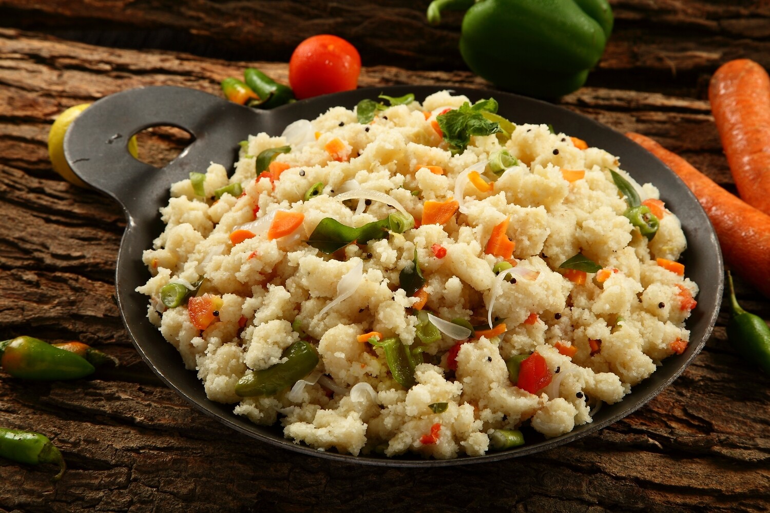Veg. Rava Upma Veg. Rava Upma