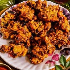 Combo - Cabbage and Onion Pakora and Masala Chai Combo - Cabbage and Onion Pakora and Masala Chai