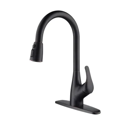 Casa Value Collection - Single Handle Pull Down Kitchen Faucet Oil Rubbed Bronze - F101ORB