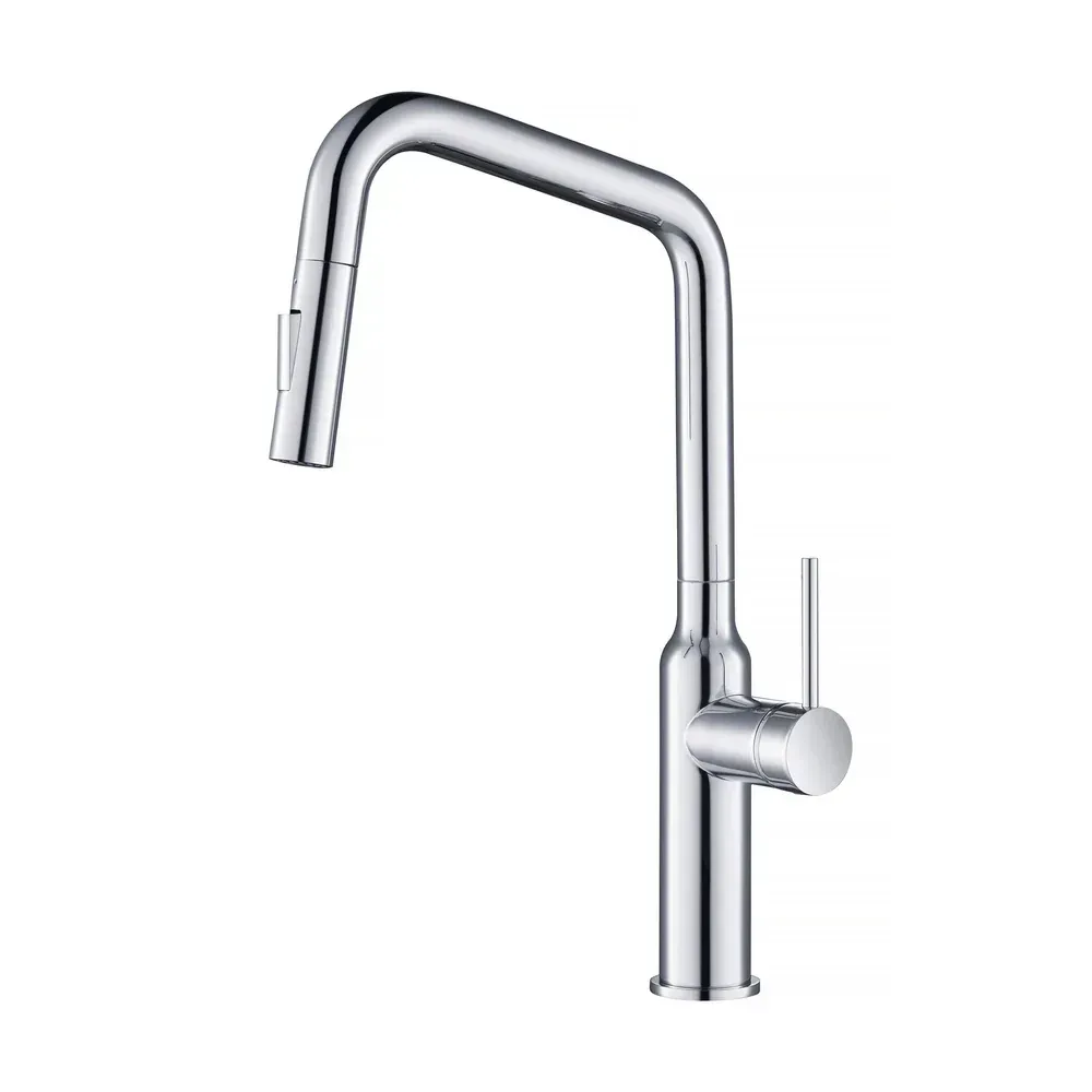 Casa Tampa Single Handle Pull Down Kitchen Sink Faucet Polished Chrome - CKF-2007CH