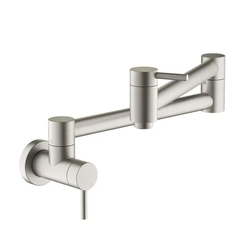 Casa Halo Kitchen Pot Filler Brushed Nickel - CPF-601BN Casa Halo Kitchen Pot Filler Brushed Nickel - CPF-601BN