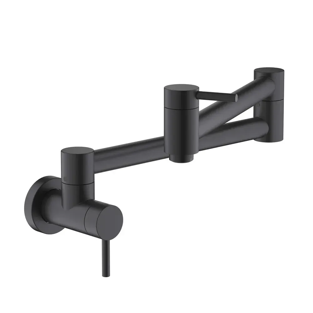 Casa Halo Kitchen Pot Filler Matte Black - CPF-601MB