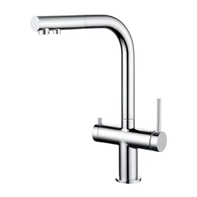 Halo 2-in-1 Pull Out Kitchen Filtration Faucet Polished Chrome - KBCFF-502CH