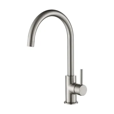 Halo Single Handle Bar Sink Faucet Brushed Nickel - KBCKF-2001BN