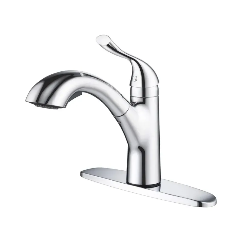 Single Handle Pull Out Kitchen Faucet Polished Chrome -KBF103CH
