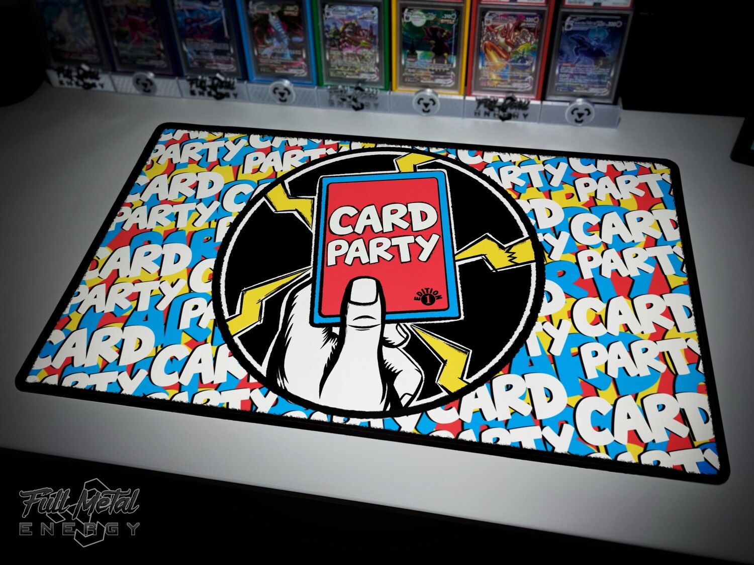 LIMITED Card Party 1st Ed Play/Desk Mat (Stitched)