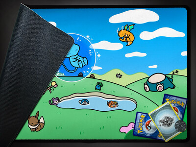 Bubble Mew Play/Desk Mat (Stitched)
