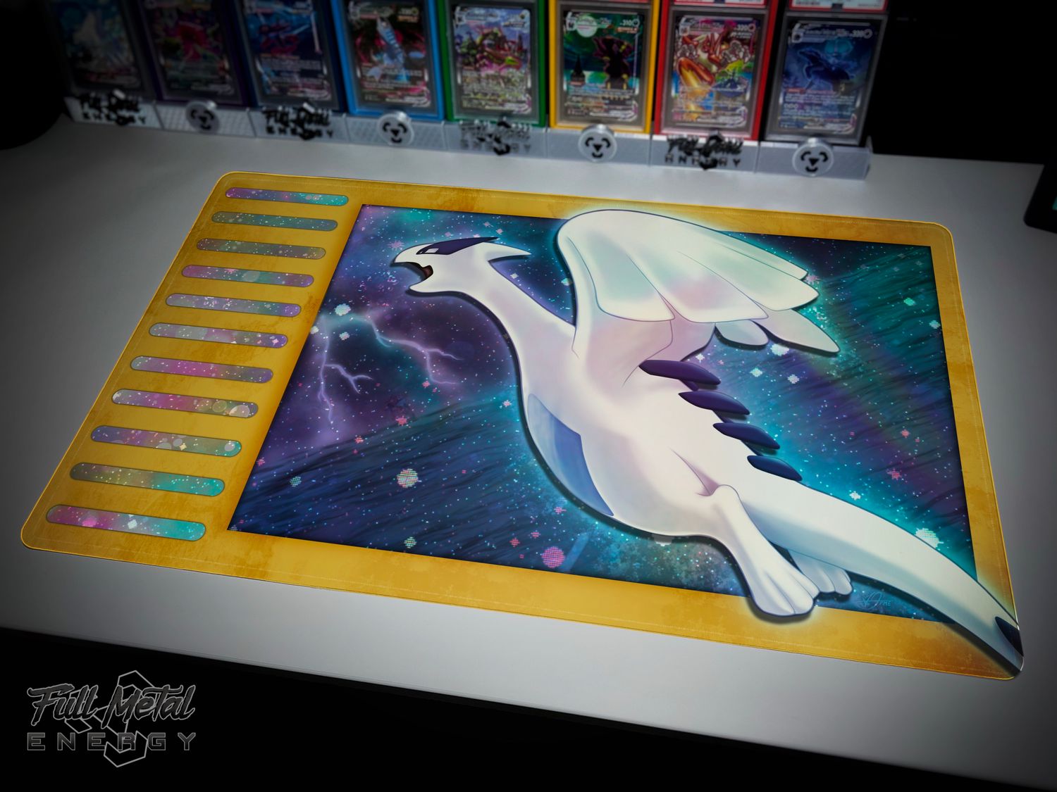 Crystal Lugia Play/Desk Mat (Stitched)