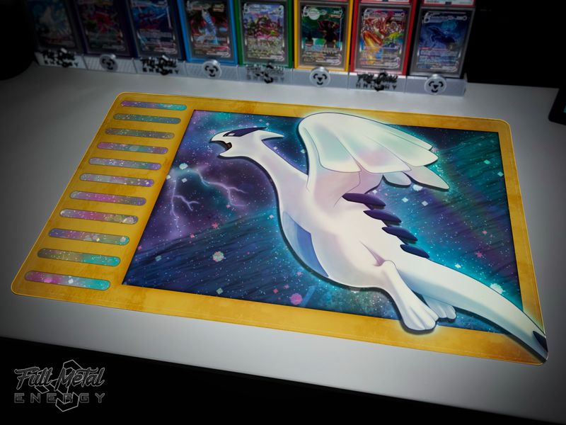 Crystal Lugia Play/Desk Mat (Stitched)
