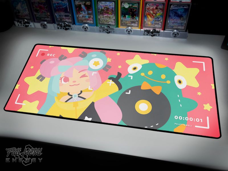 PALETTEMELI Iono/Bellibolt Desk Mat 35 x 16 (Stitched)