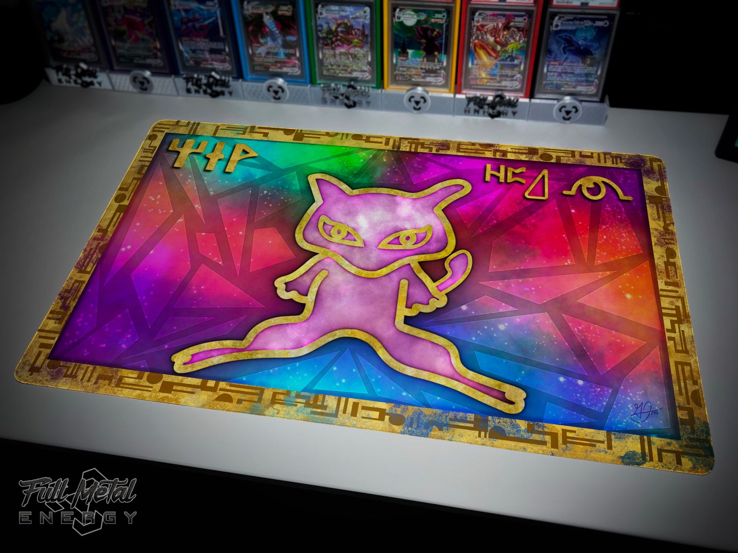 Ancient Mew Play/Desk Mat (Stitched)