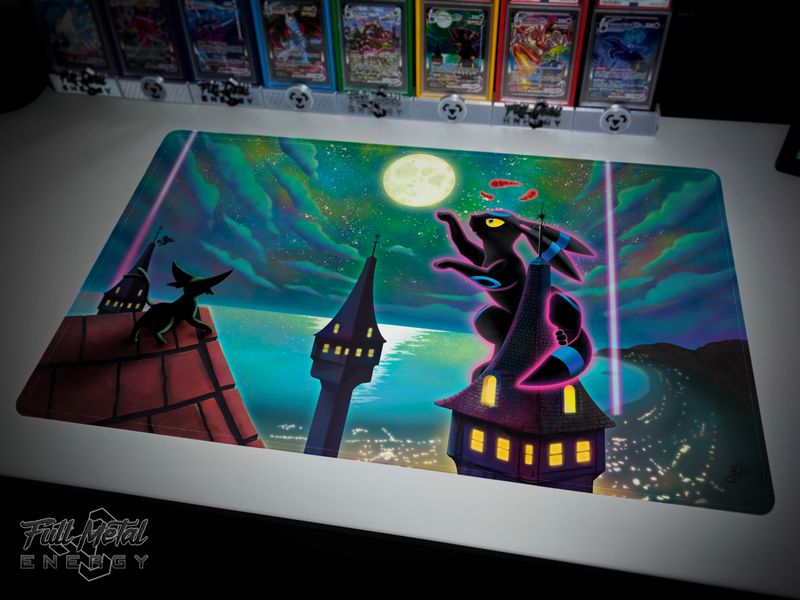 Moonbreon Play/Desk Mat (Stitched) [Shiny Available]