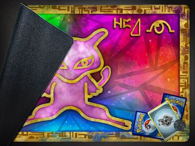Ancient Mew Play/Desk Mat (Stitched)