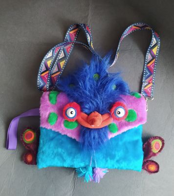 Clutch bag "Peacock"