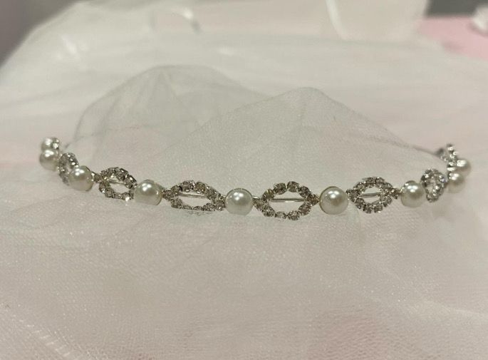 Communion Pearl And Crystal Alice Band