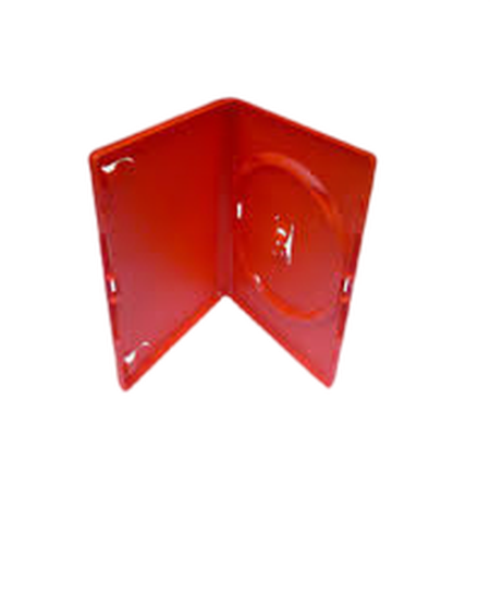 Amaray Licensed Single Red DVD Case 14mm Spine with Booklet Clips