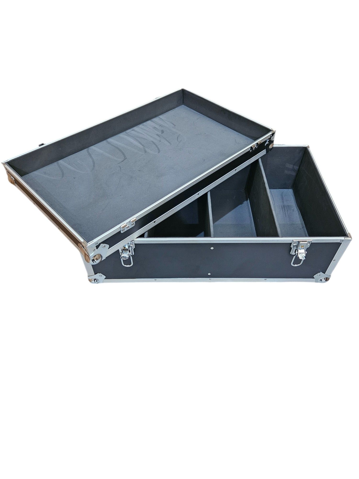 CD Jewel Case Storage Box – Holds 120 DVD Cases or 300 CD Cases, Secure & Durable with Lock, Black