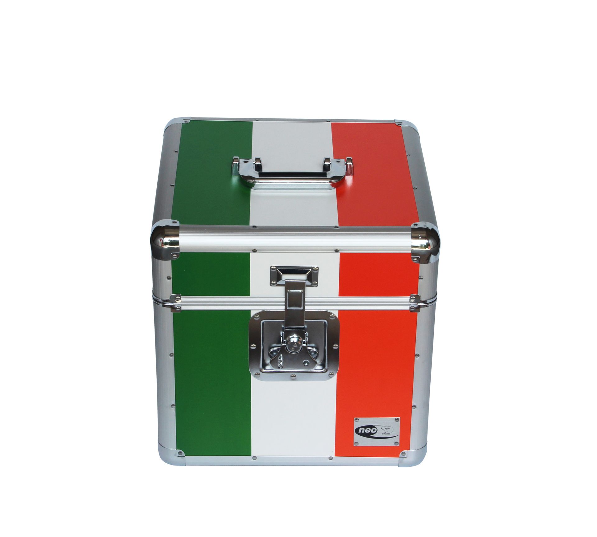 Neo Zilla 100 LP VINYL 12″ Record DJ Ireland Flag Storage Aluminium DJ Flight Carry Case Box