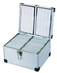 Aluminium CD and DVD Storage Box 300 Discs by Neo Media