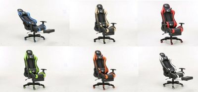 Neo Gaming Chair with Foot Rest Racing Office Chair For Home Gaming and Office